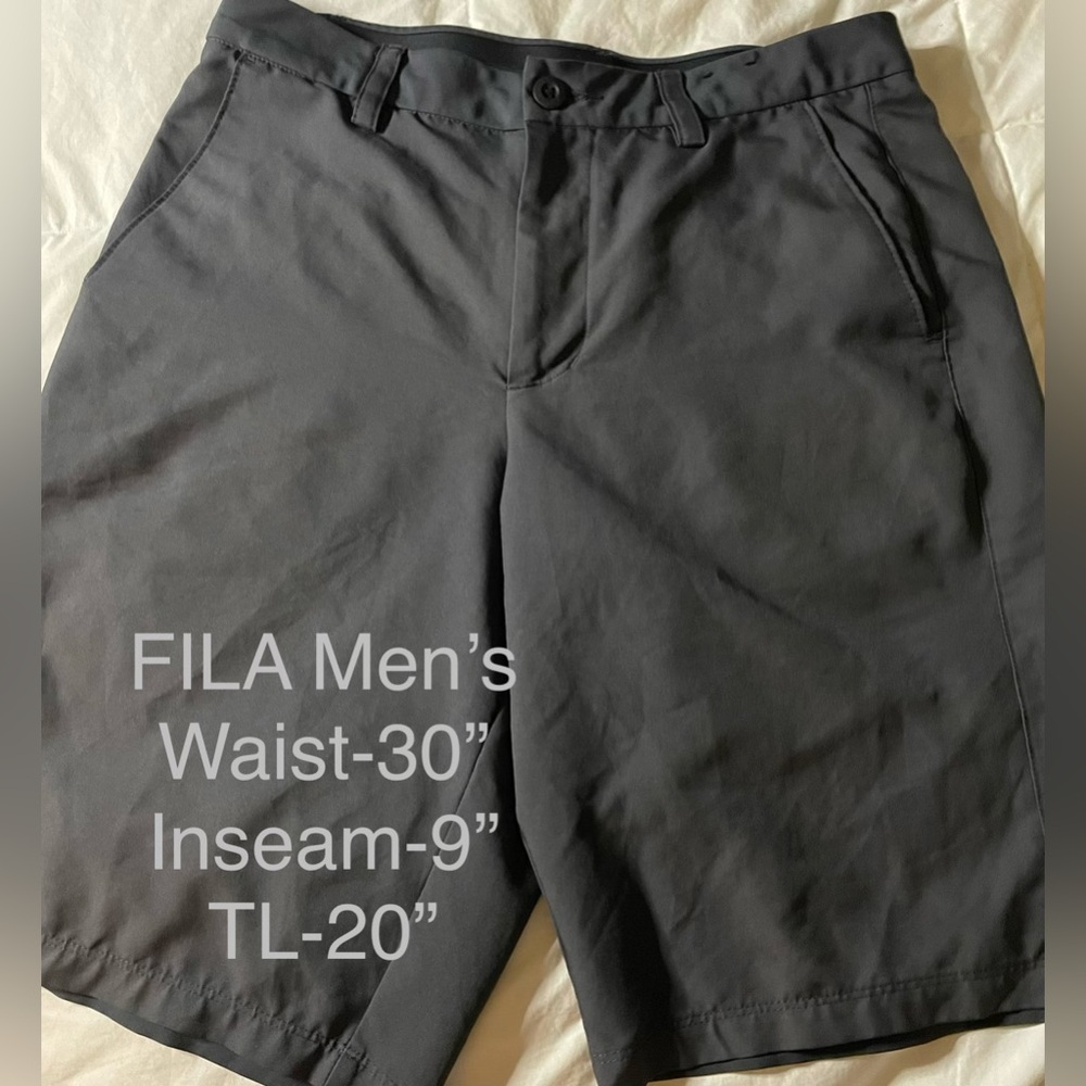 💰Fila Men's Dark Gray Golf Shorts